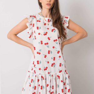 White Cherry Dress