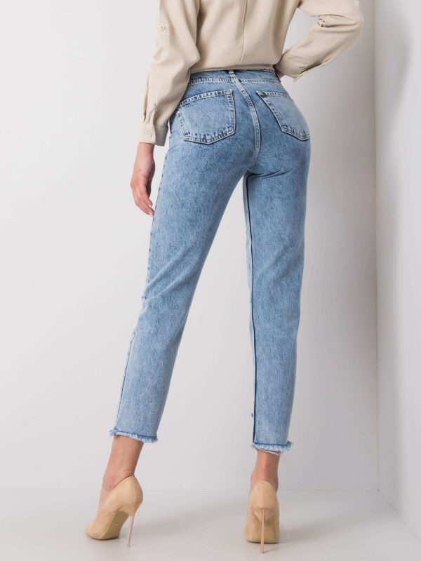 Blue mom fit jeans Leilani RUE PARIS