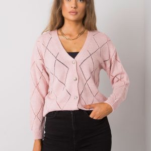 Elisabete RUE PARIS pink cardigan