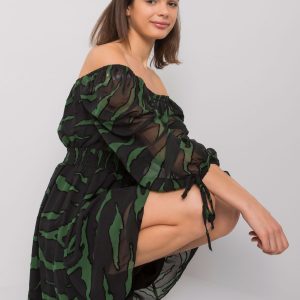 Black and green Spanish dress with Philippi prints