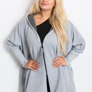 Grey plus size sweatshirt City