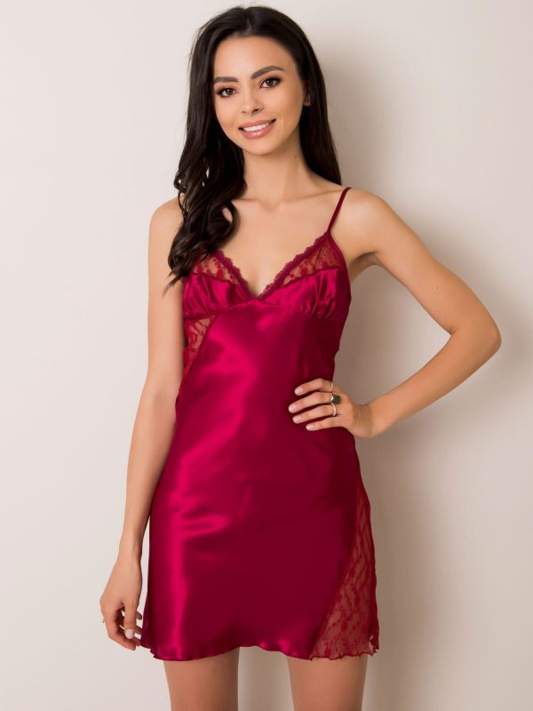 Burgundy Nightgown Tinnie