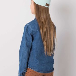 Turquoise hat for girl