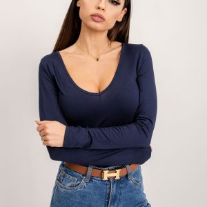 BSL Navy blue basic blouse