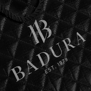 Black quilted bag BADURA