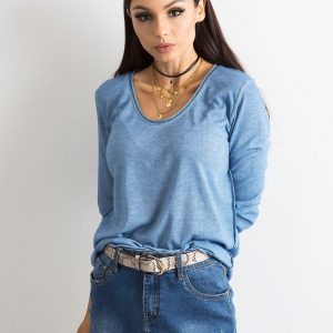 Light blue women's blouse