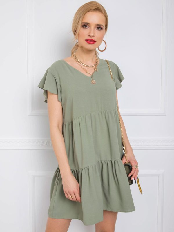 Khaki dress Angel RUE PARIS