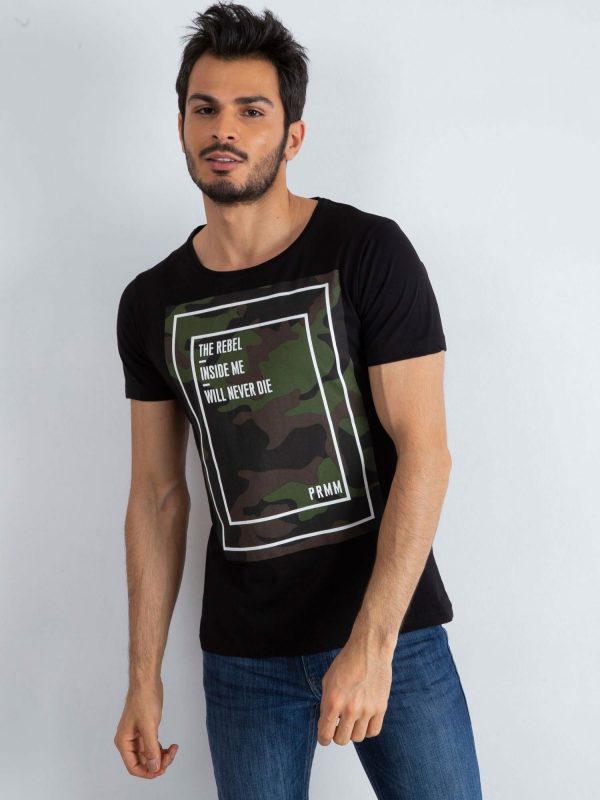 Black Men's T-Shirt Monsoon