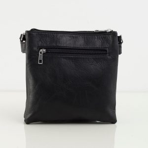 Black Messenger bag with long strap