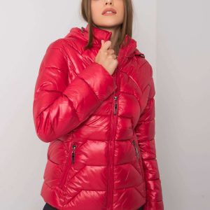 Ashlyn Red Quilted Jacket