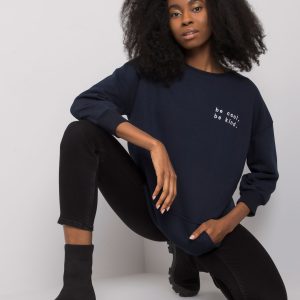 Navy blue Shireen kangaroo sweatshirt