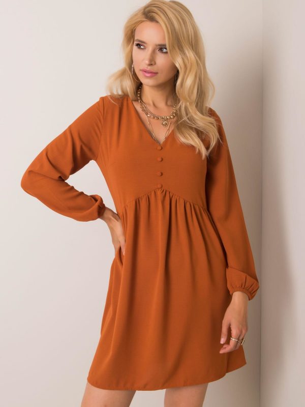 Ashley RUE PARIS light brown dress