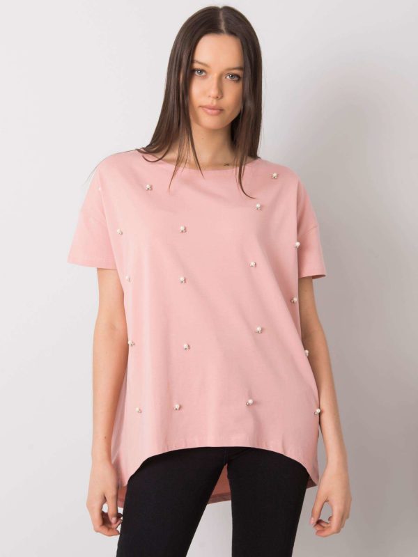 Dirty pink blouse with Etty applique