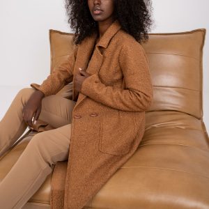 Camel coat with pockets Damme OCH BELLA