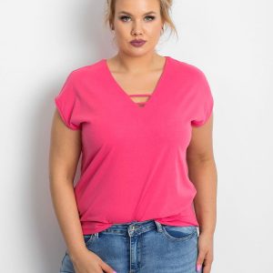 Pink T-shirt plus size Darlyne