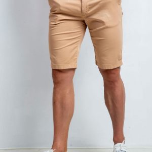 Beige shorts for men plus size Territory