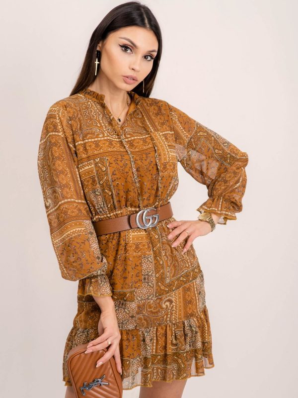 RUE PARIS Light brown dress Marie