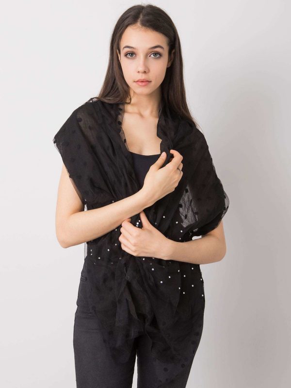 Black pea scarf