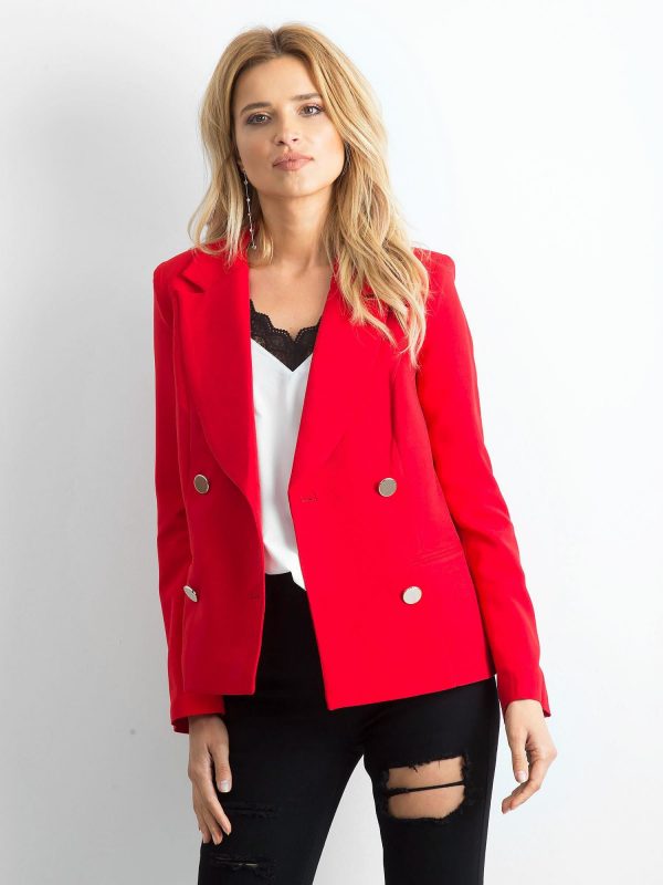 Red blazer Planete