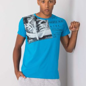 Dark turquoise Kendrick cotton t-shirt