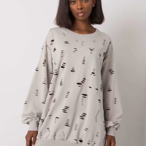 Gray cotton sweatshirt Catalina