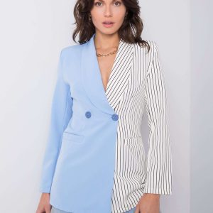 White and blue Diana blazer