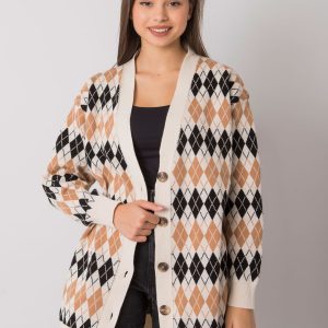 Camel Cream Cardigan with Salina Patterns