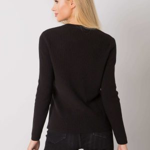 Black Baily Button Sweater