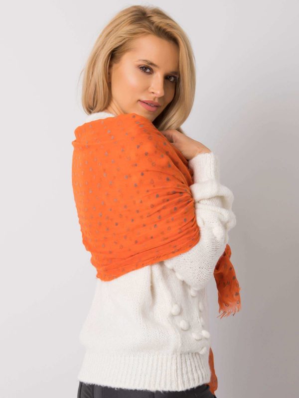 Dark orange scarf