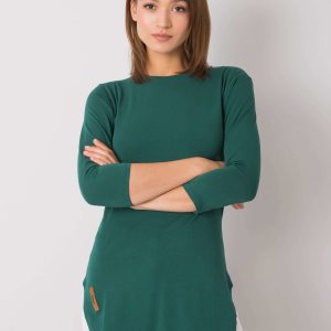 Dark green casual blouse Nataly