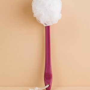 Burgundy Bath Brush