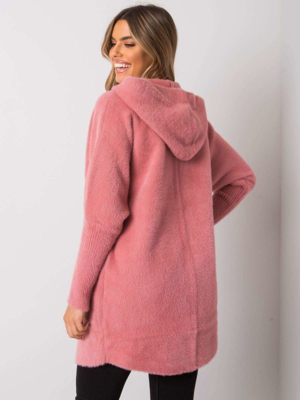 Carolyn's pink alpaca coat
