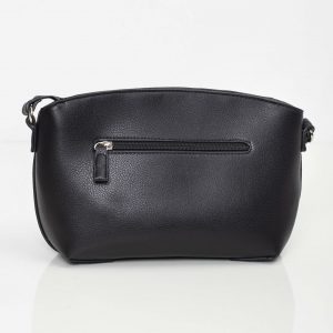 Black eco leather handbag