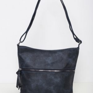 Blue bag with zipper