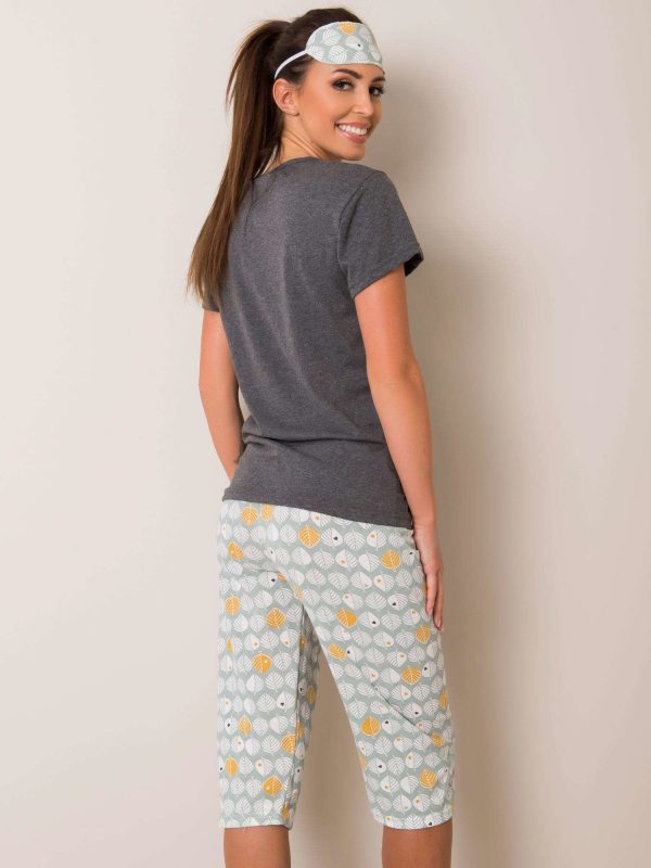 Graphite Mint Printed Pyjamas