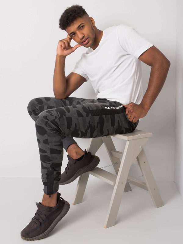 Grey-black men's sweatpants Kayson