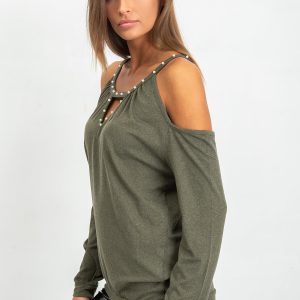 Khaki blouse Raven