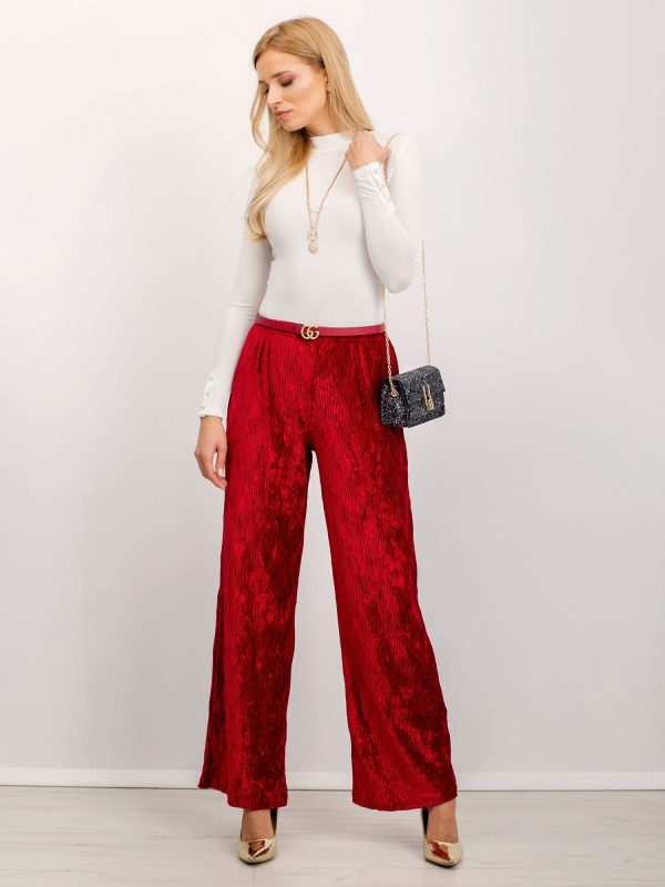 BSL Dark Red Women's Pants