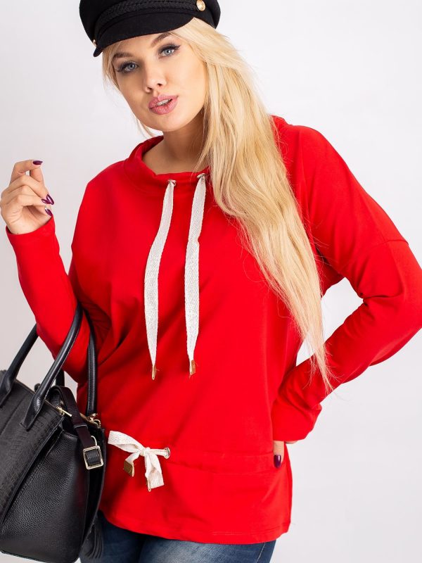 Khloe's red plus size blouse