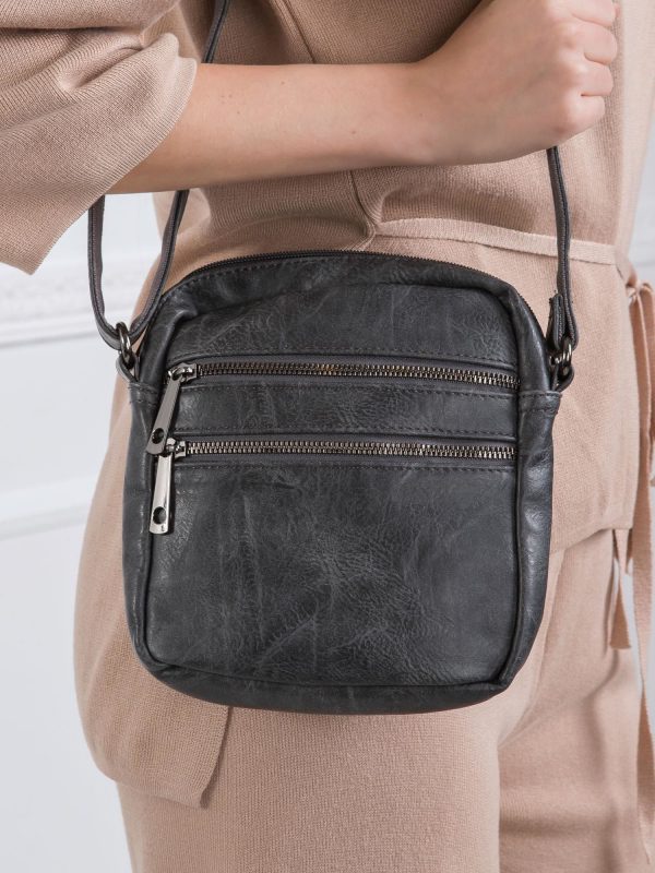 Dark Grey Small Messenger