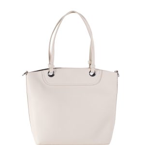 Light Beige Shoulder Bag with Adjustable Strap