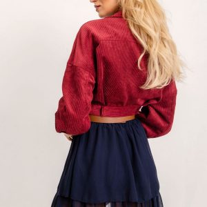 RUE PARIS Navy blue Chasity skirt