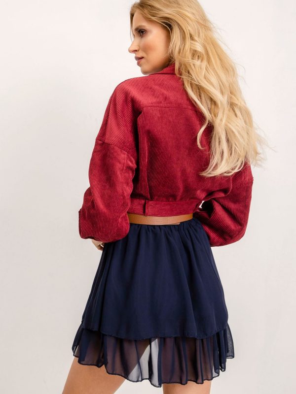 RUE PARIS Navy blue Chasity skirt