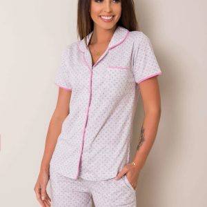 Grey Pink Pyjamas with Diet Pyjamas