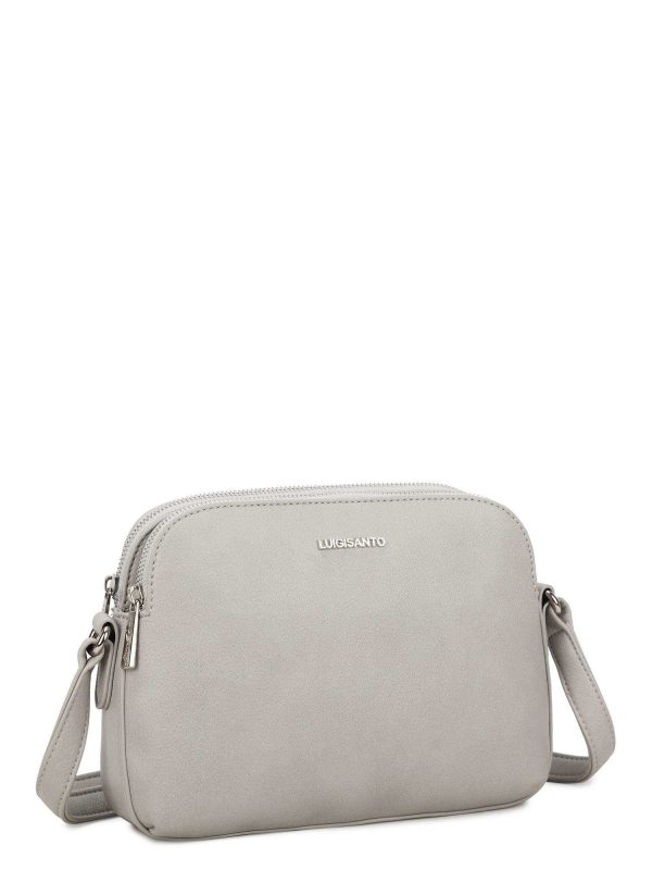 Grey women's handbag LUIGISANTO