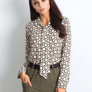 Ecru blouse Elegant