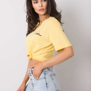 Yellow cotton t-shirt Guida