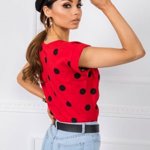 Red T-shirt Catrina