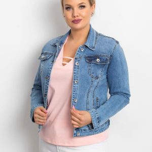 Blue jacket Prepare PLUS SIZE