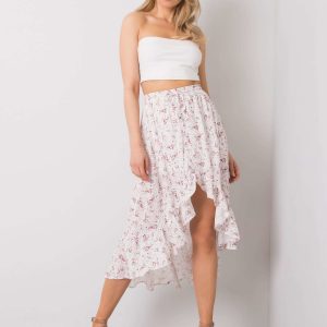 White flounce skirt Tanesha RUE PARIS